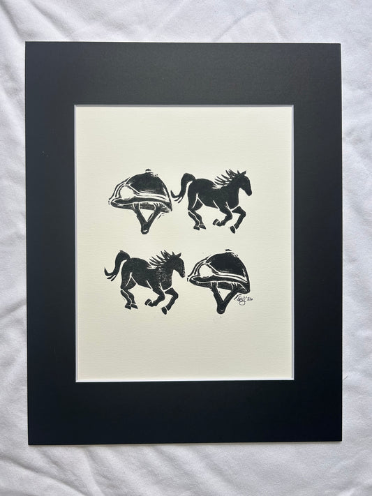 Safety First - 8" x 10", black
