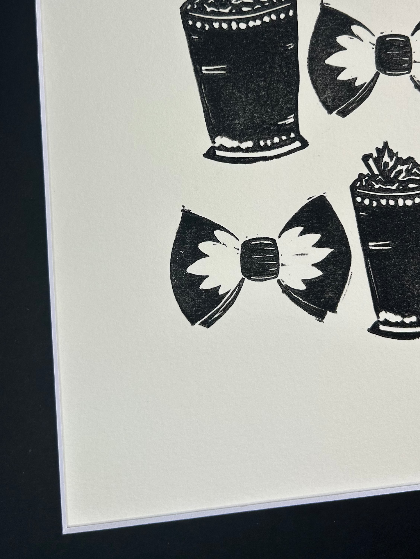 To the Nines - 8" x 10", black