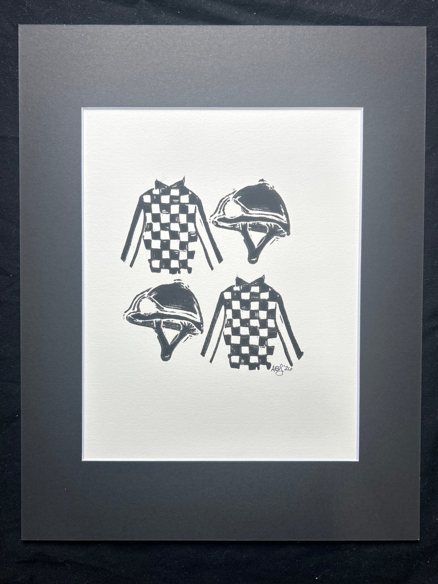 Ready to Ride - 8" x 10", black
