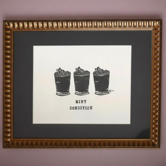 Mint Condition 3 - 8" x 10", black