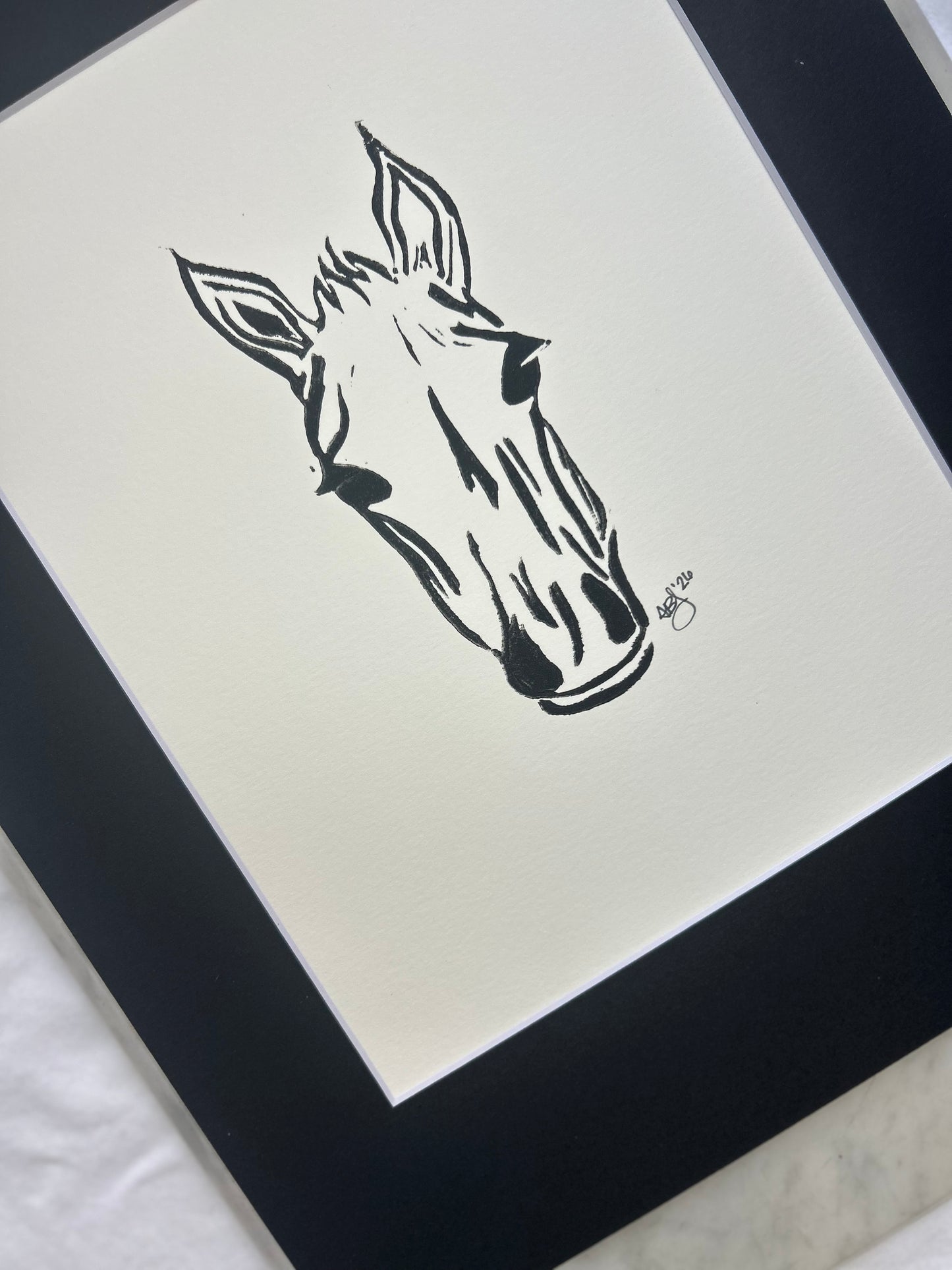 Game Face - 8" x 10", black