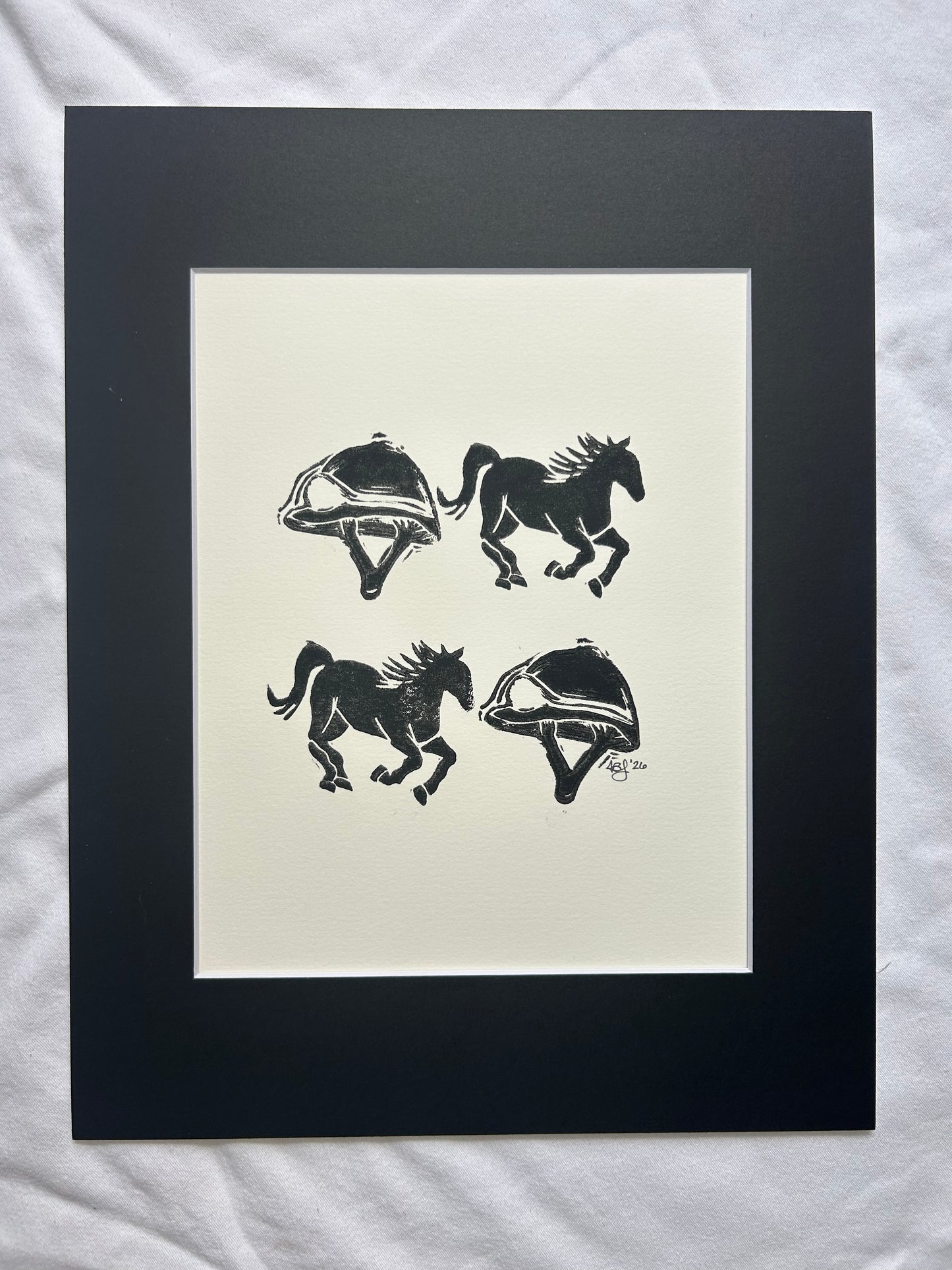 Safety First - 8" x 10", black