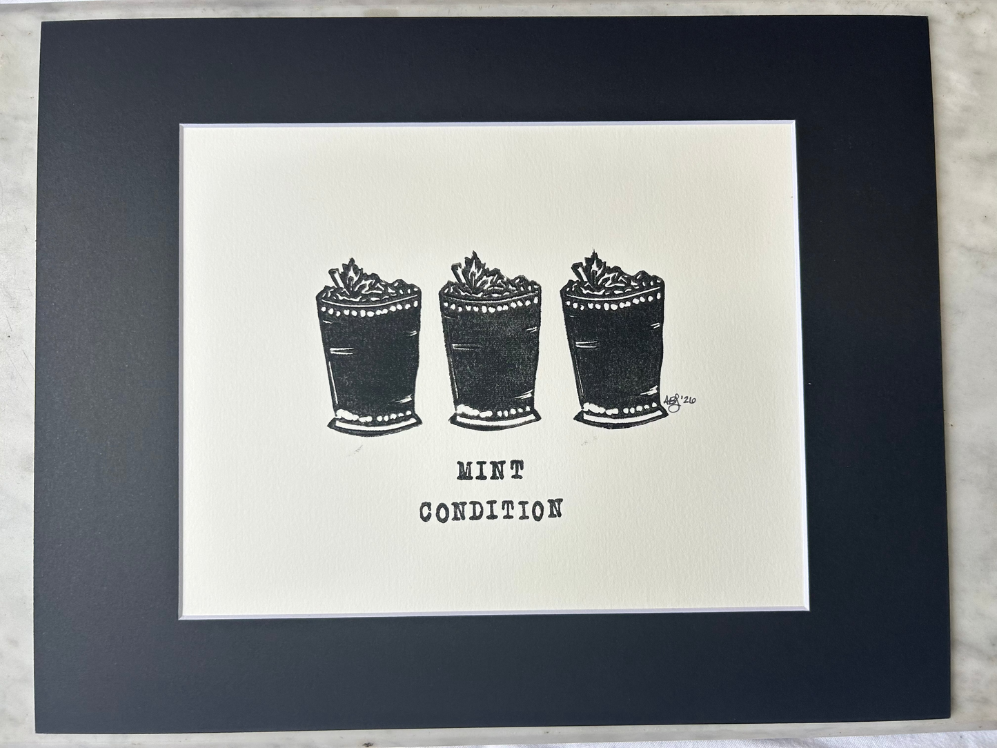 Mint Condition 3 - 8" x 10", black