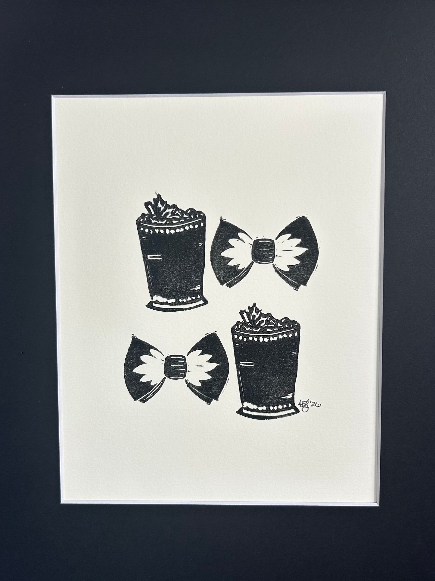 To the Nines - 8" x 10", black