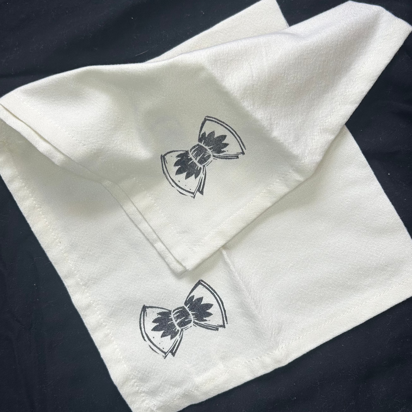 Cloth Horse Racing Napkins - 20"x 20" natural cotton