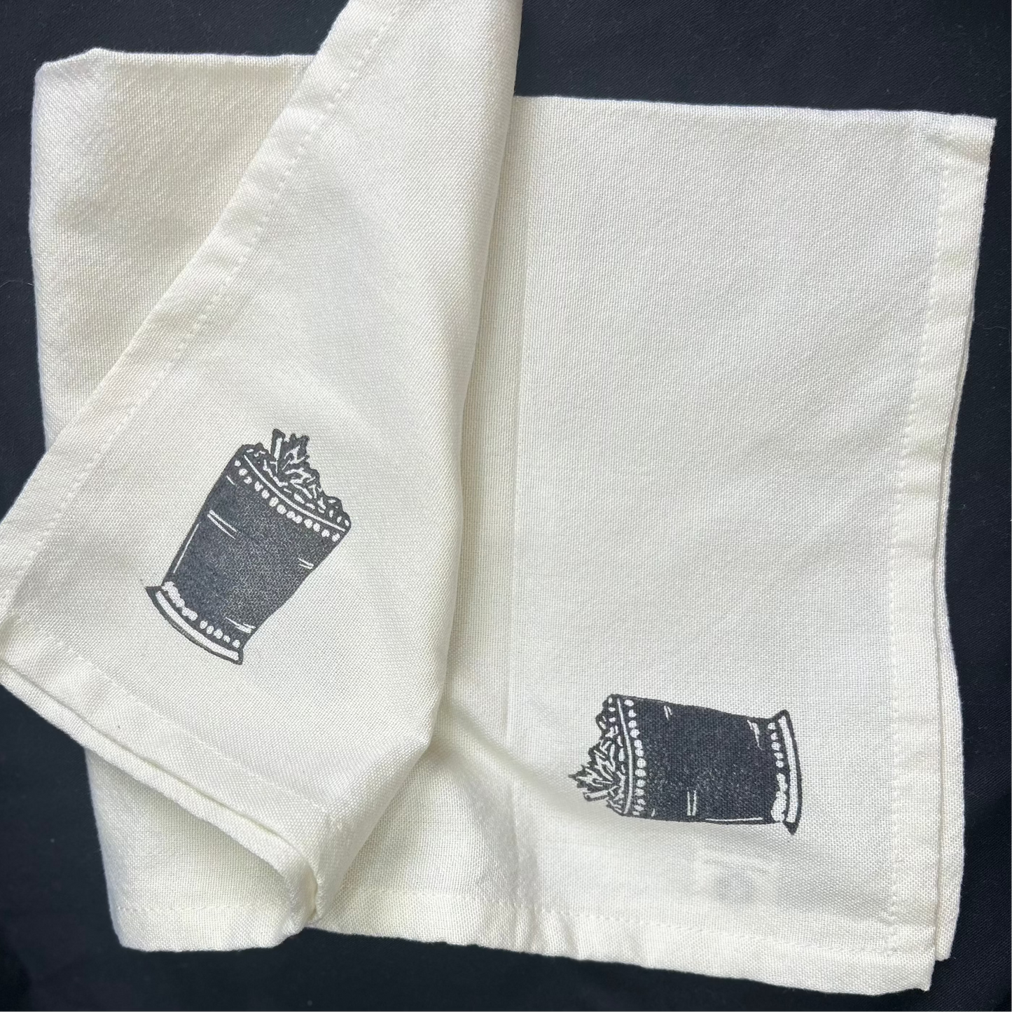 Cloth Horse Racing Napkins - 20"x 20" natural cotton
