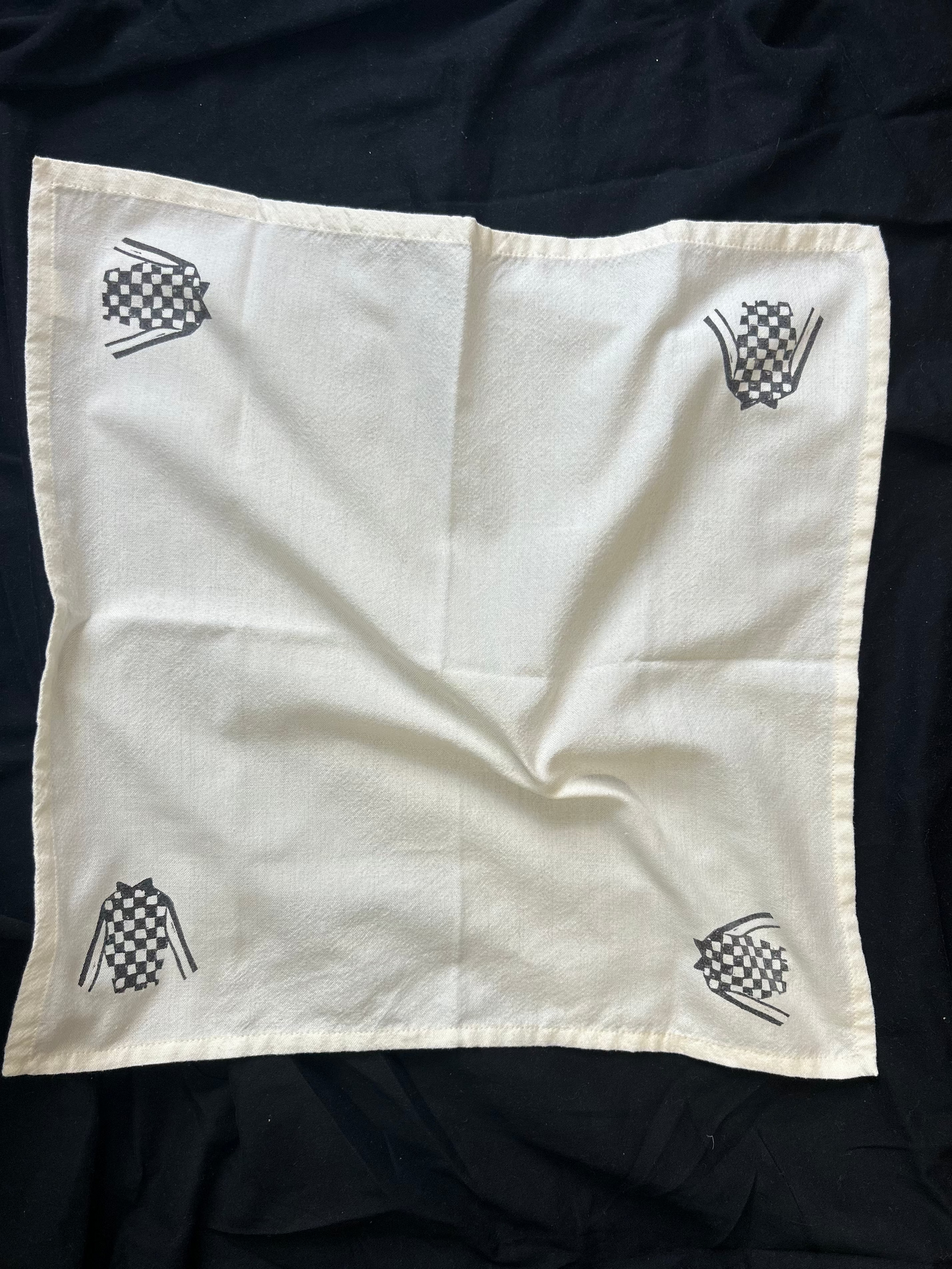 Cloth Horse Racing Napkins - 20"x 20" natural cotton