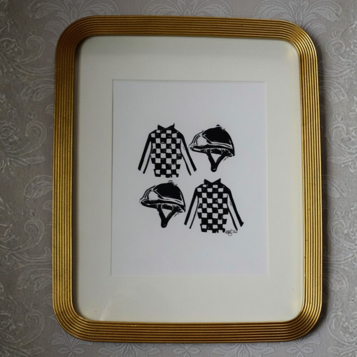 Ready to Ride - 8" x 10", black