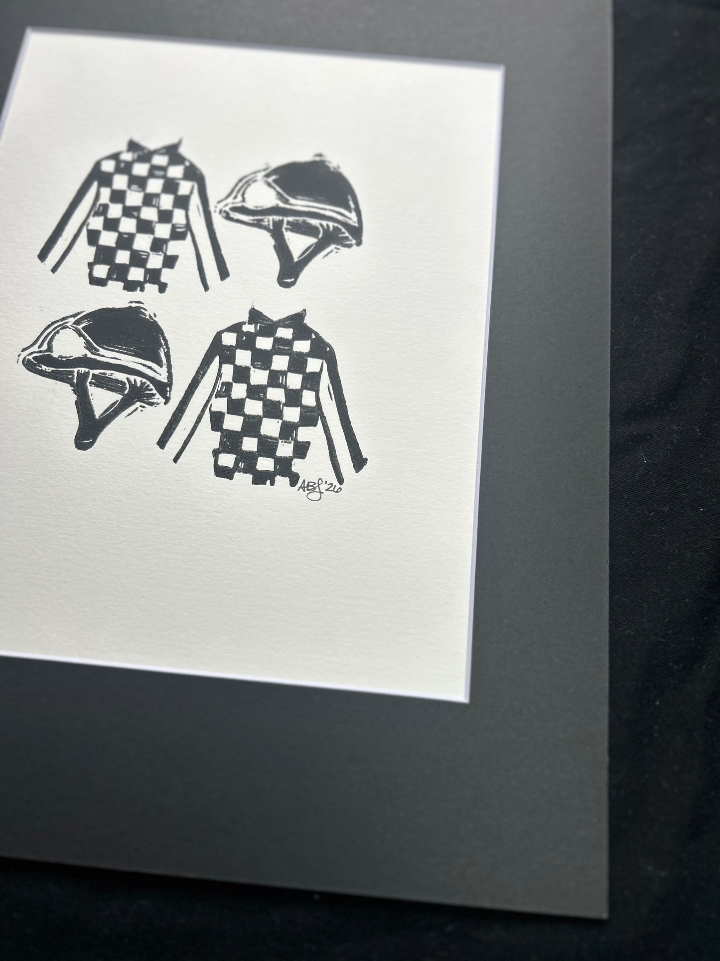 Ready to Ride - 8" x 10", black