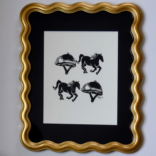 Safety First - 8" x 10", black